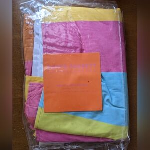 Pine Cone Hill King Bed Skirt in Fiesta Stripe by Kaffe Fassette for PCH